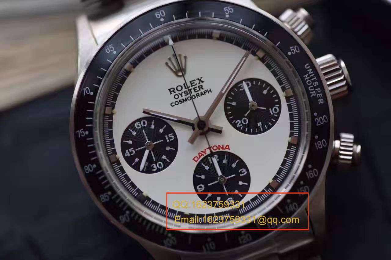 【独家视频测评一比一超A高仿手表】Rolex Paul Newman Daytona余文乐同款 Rolex 保罗.纽曼复古 Ditongna  / RAG148