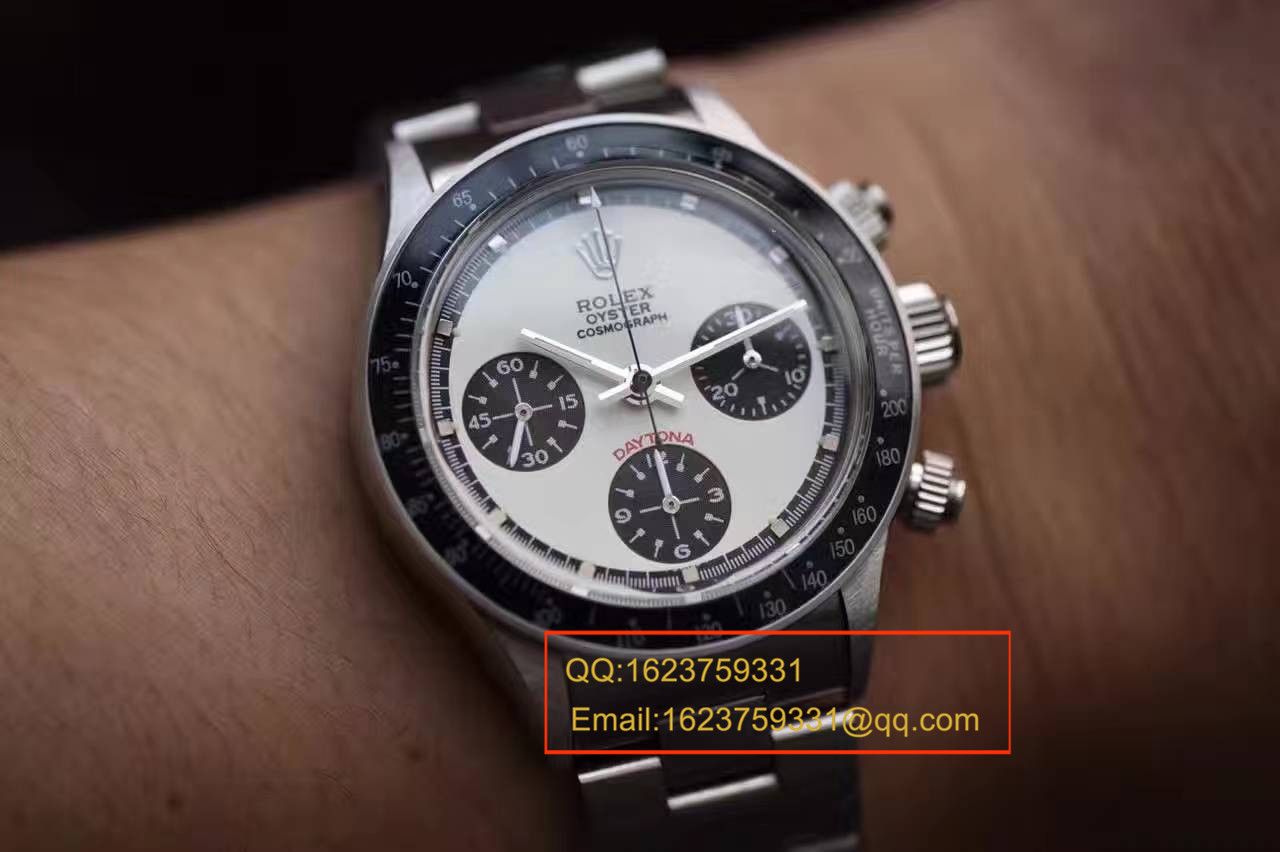 【独家视频测评一比一超A高仿手表】Rolex Paul Newman Daytona余文乐同款 Rolex 保罗.纽曼复古 Ditongna  / RAG148