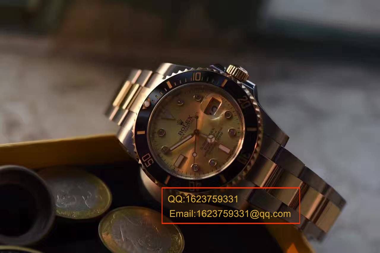 【NOOB Factory V7版一比一超A高仿手表】 Rolex  Submariner 型系列116610LN金盘 wrist watch 《包真18K金版》 / RCF142