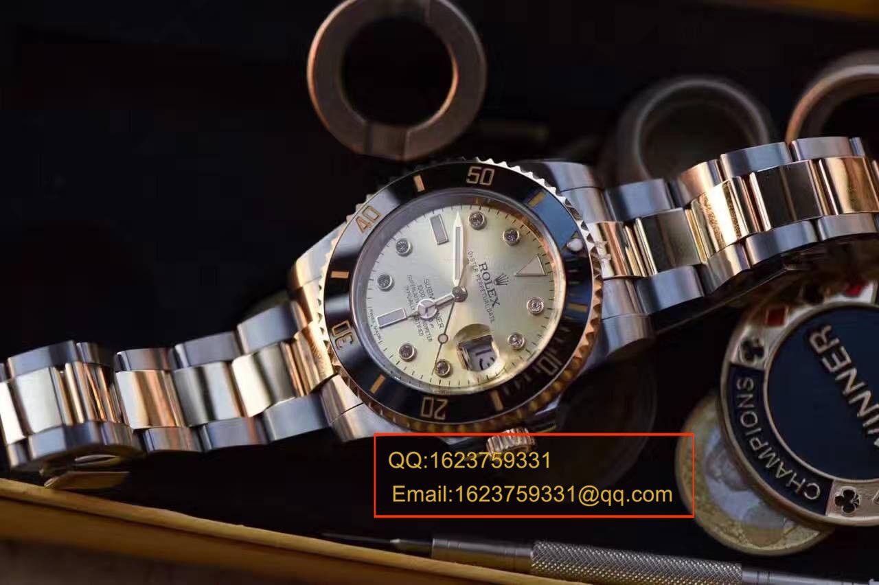 【NOOB Factory V7版一比一超A高仿手表】 Rolex  Submariner 型系列116610LN金盘 wrist watch 《包真18K金版》 / RCF142