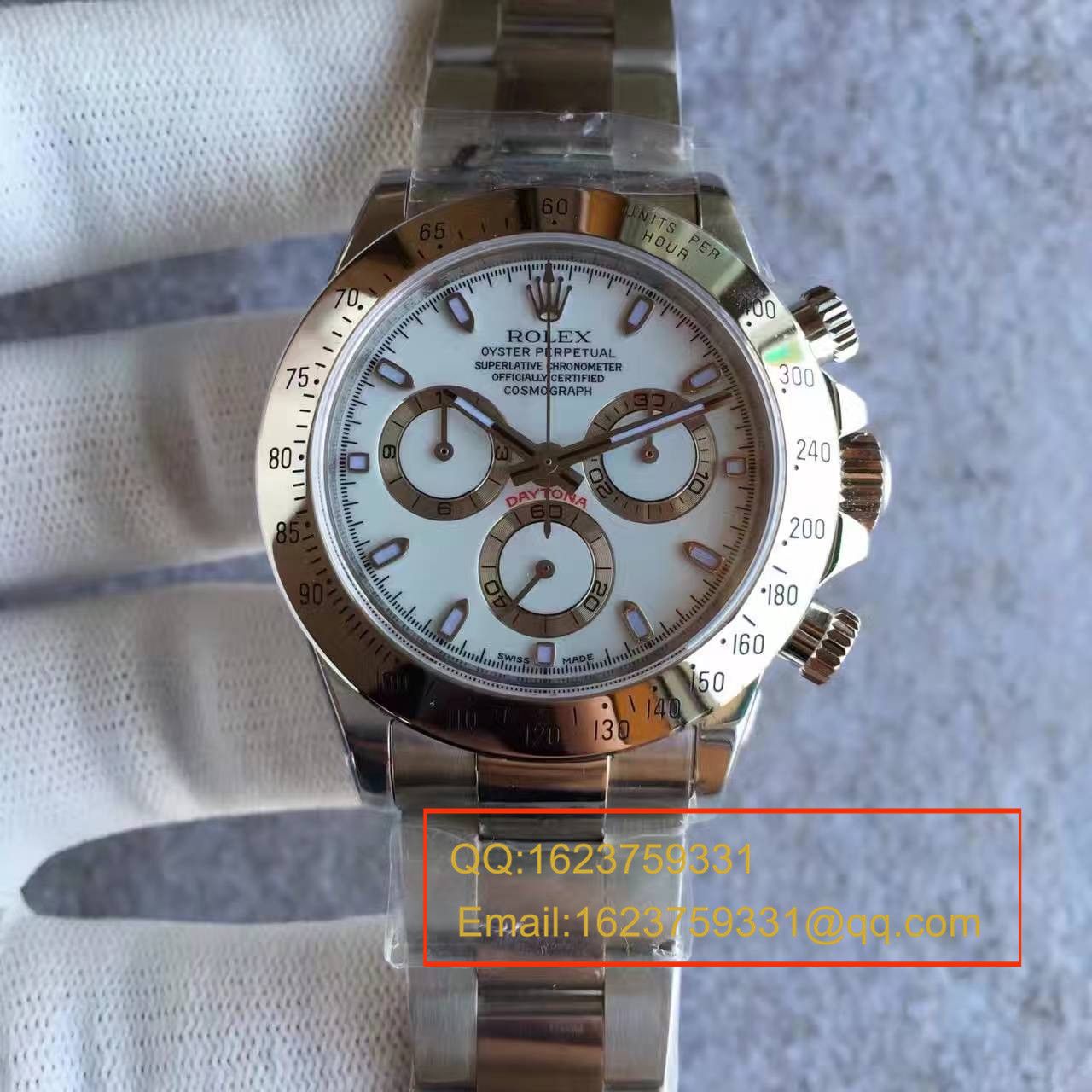 【实拍图鉴赏】JF Factory 一比一复刻高仿手表之 Rolex  Cosmograph Daytona  Ditongna 系列116520-78590 男表 / RBB011A