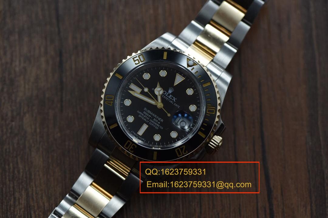 【视频解析】N Factory V7版1:1复刻高仿手表之 Rolex  Submariner 型116612-LN-97203《18K真金版》 / RCF125