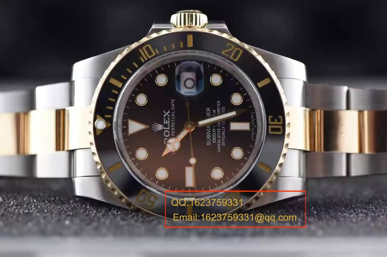 【视频解析】N Factory V7版1:1复刻高仿手表之 Rolex  Submariner 型116612-LN-97203《18K真金版》 / RCF125