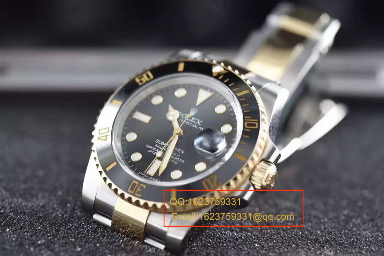 【视频解析】N Factory V7版1:1复刻高仿手表之 Rolex  Submariner 型116612-LN-97203《18K真金版》 / RCF125