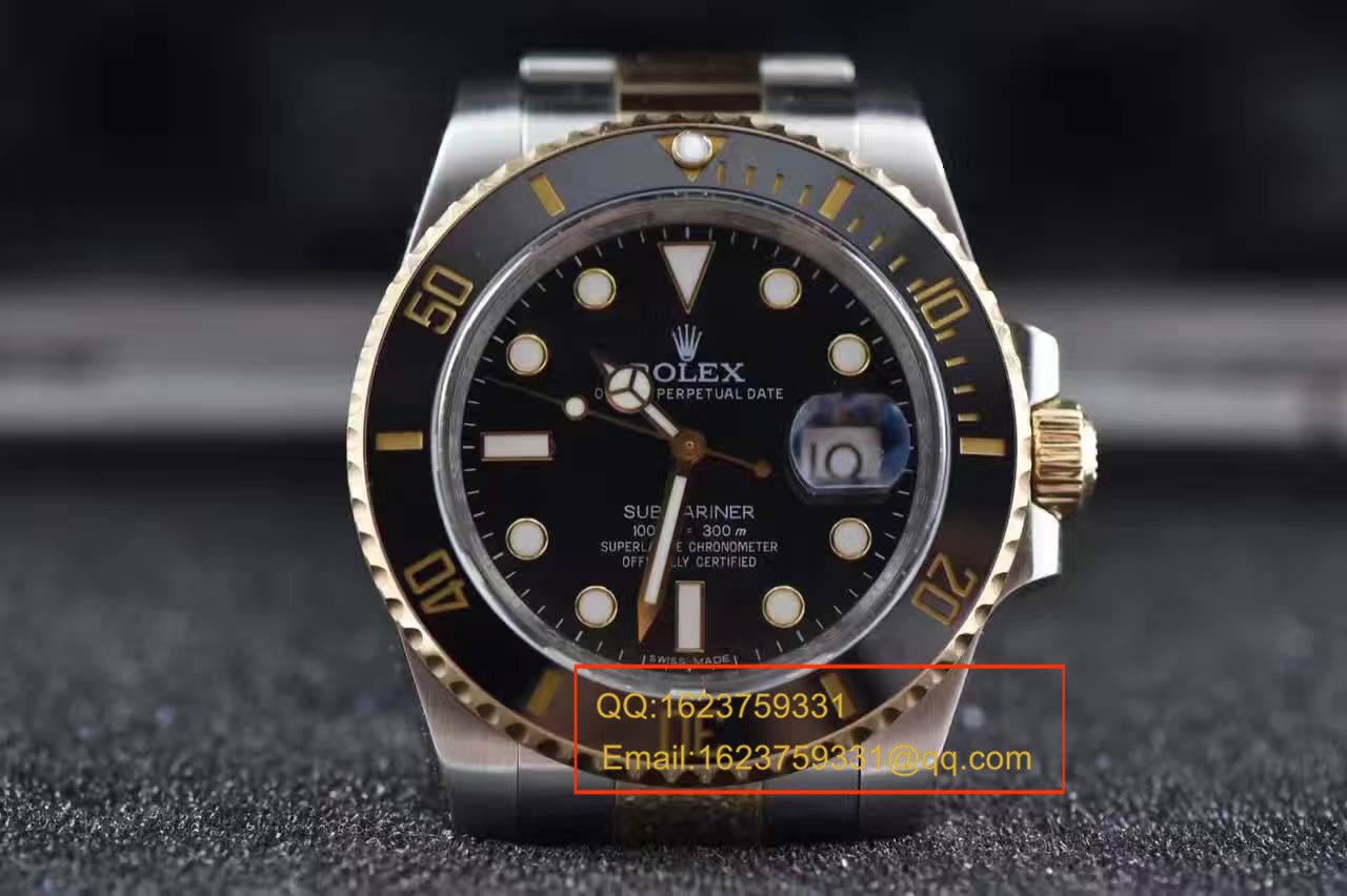 【视频解析】N Factory V7版1:1复刻高仿手表之 Rolex  Submariner 型116612-LN-97203《18K真金版》 / RCF125