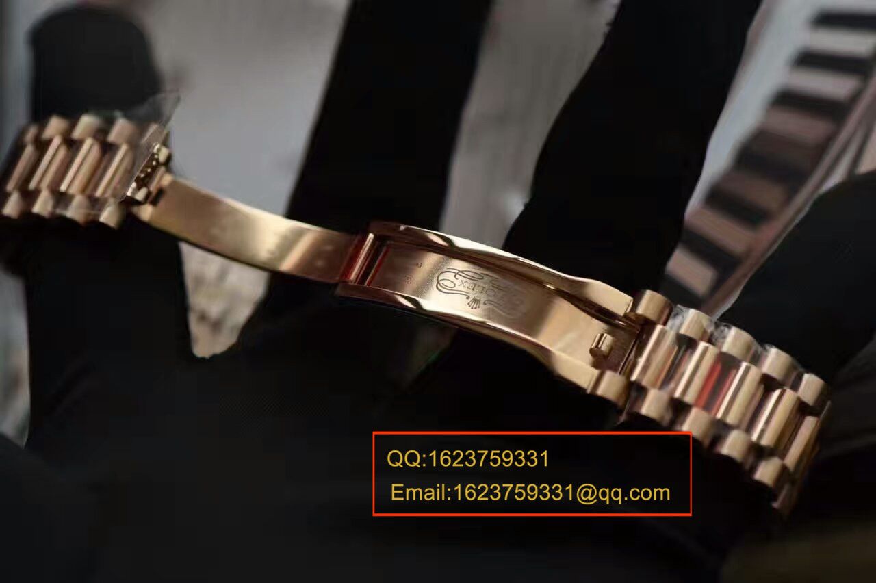 【独家视频测评EW Factory 一比一超A高仿手表】 Rolex  Day-Date 型系列228235-83415 wrist watch  / RBA121B