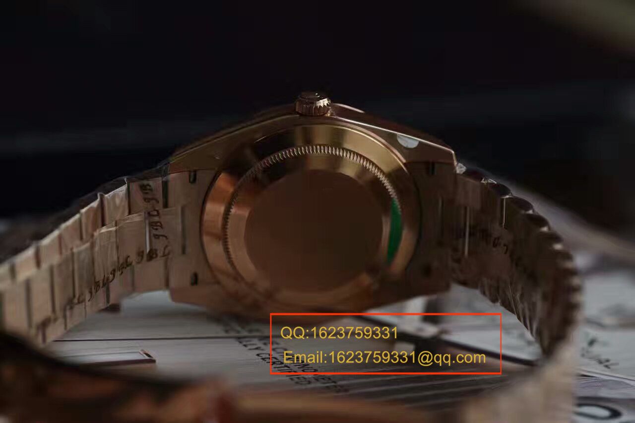 【独家视频测评EW Factory 一比一超A高仿手表】 Rolex  Day-Date 型系列228235-83415 wrist watch  / RBA121B