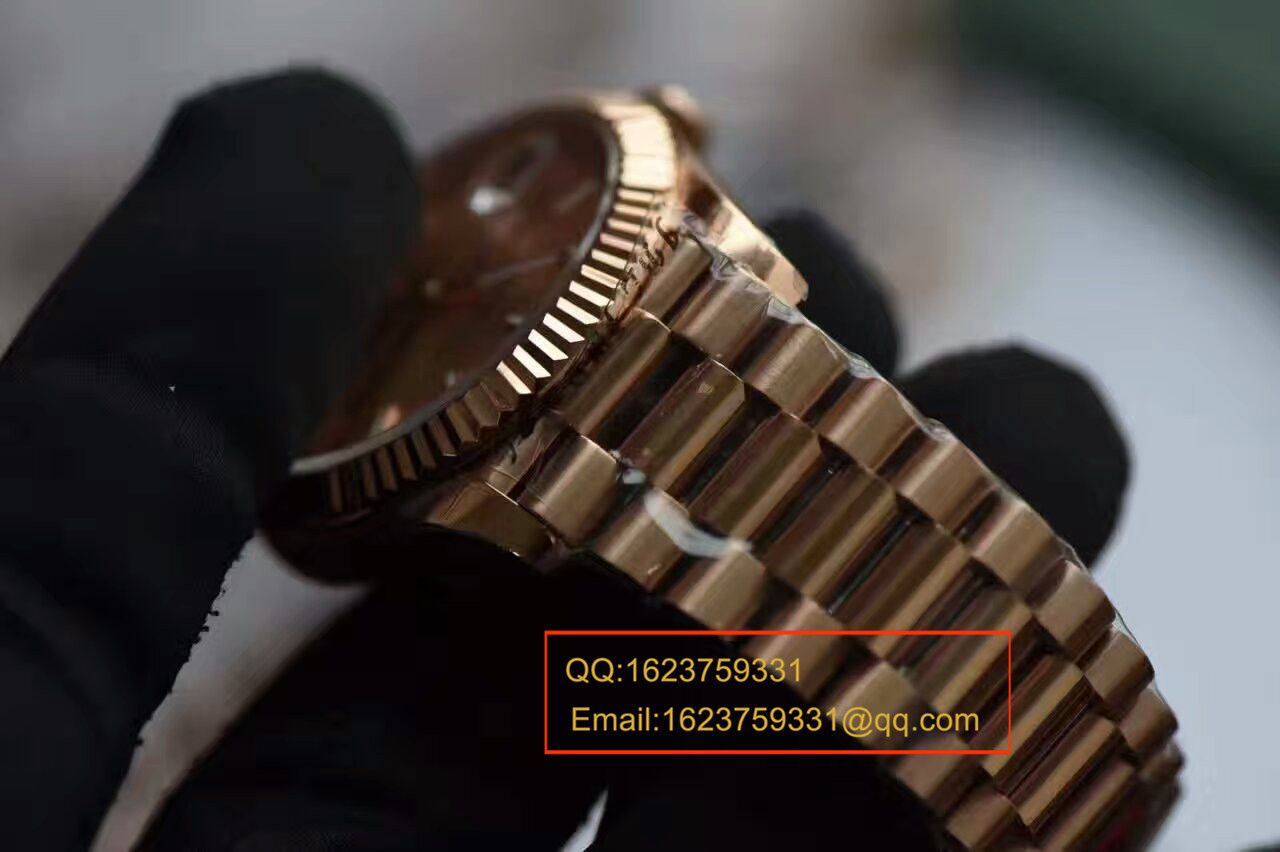【独家视频测评EW Factory 一比一超A高仿手表】 Rolex  Day-Date 型系列228235-83415 wrist watch  / RBA121B