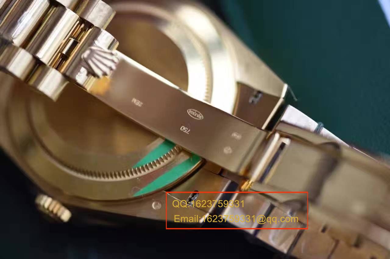 【EW Factory 1:1 top 复刻高仿手表】 Rolex  Day-Date 型系列228238香槟色表盘 wrist watch  / RBA120
