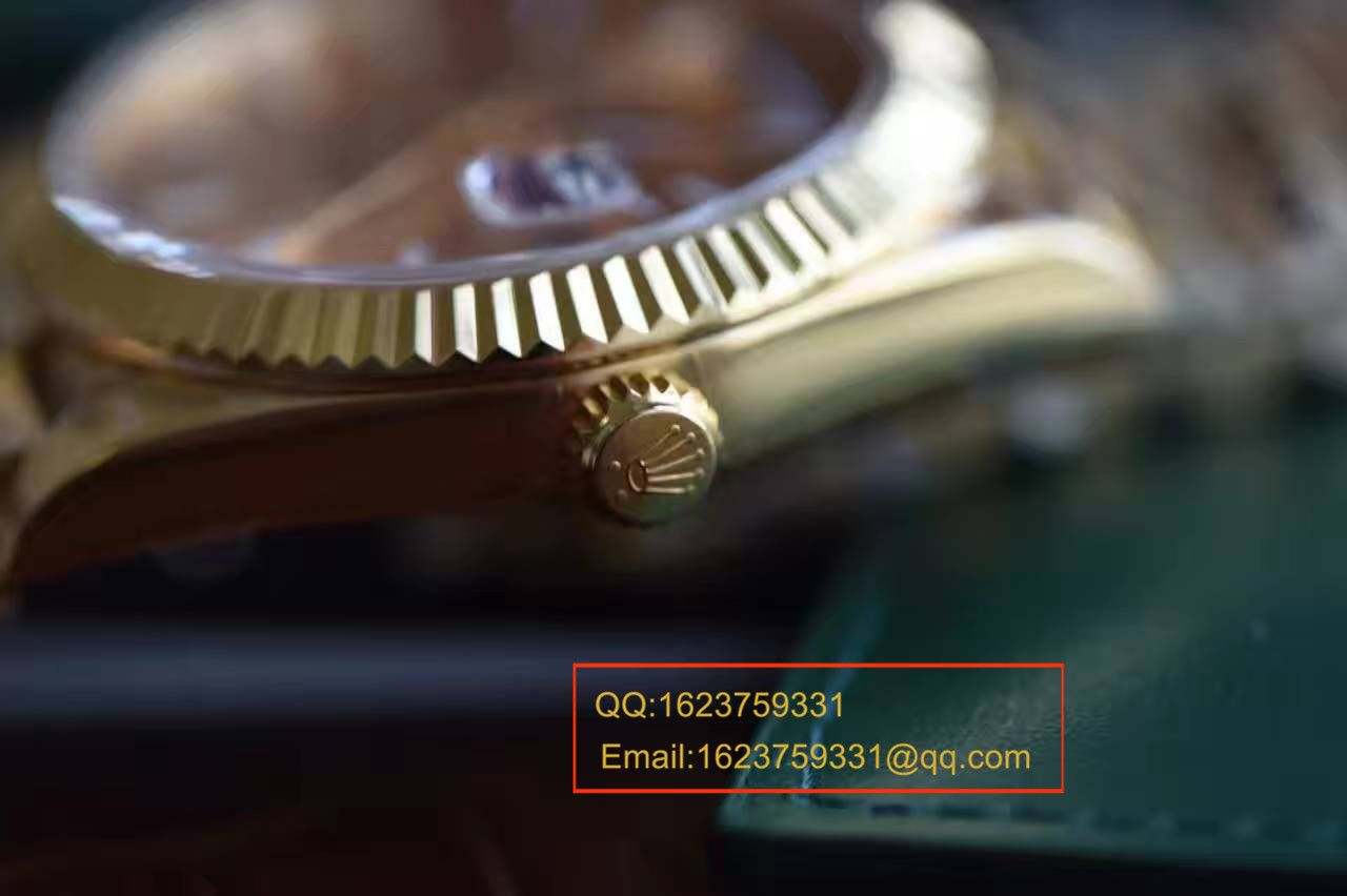 【EW Factory 1:1 top 复刻高仿手表】 Rolex  Day-Date 型系列228238香槟色表盘 wrist watch  / RBA120