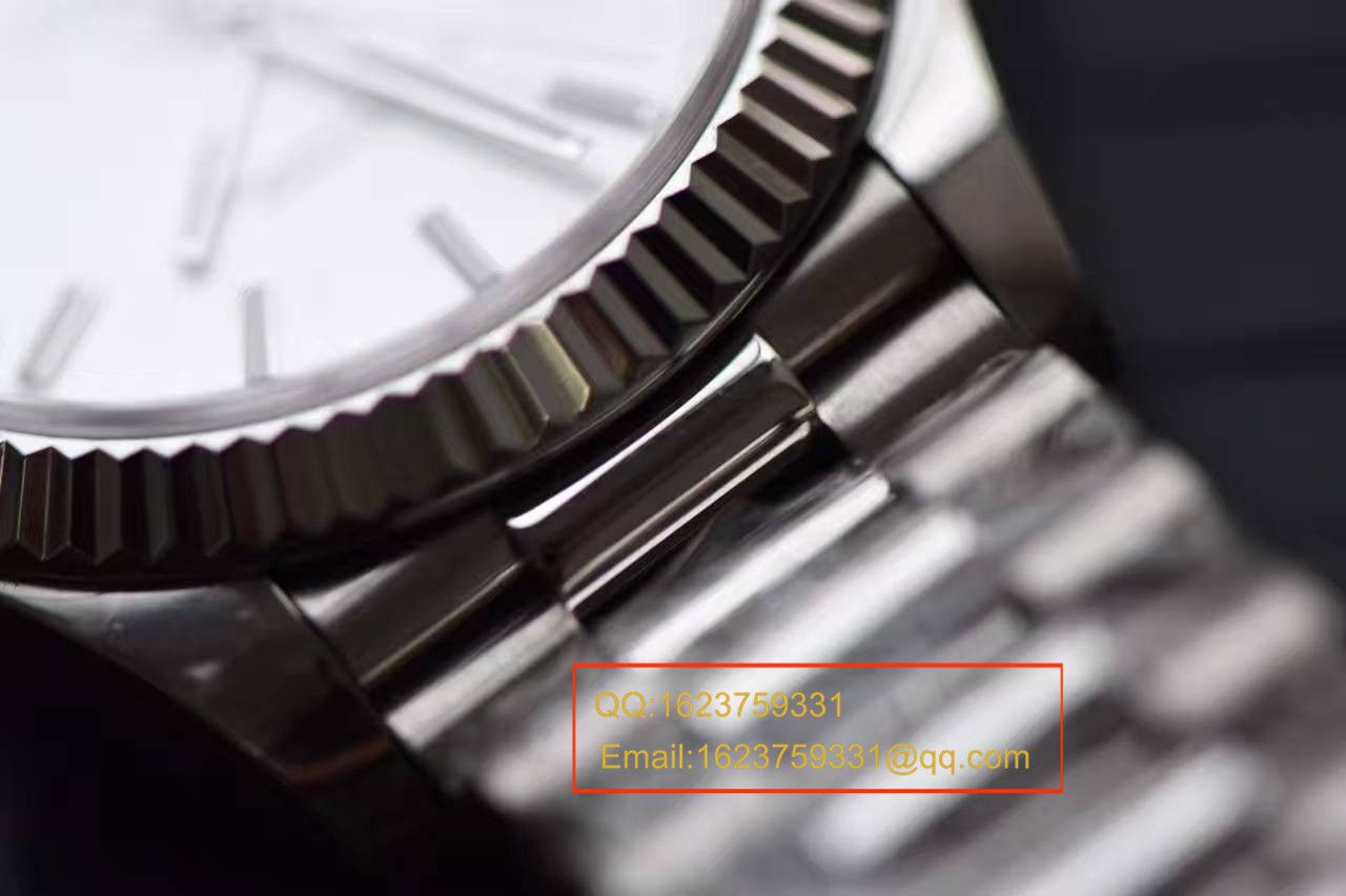【EW Factory 1:1精仿手表】 Rolex  Day-Date 型系列228239银色表盘男表 / RBA116