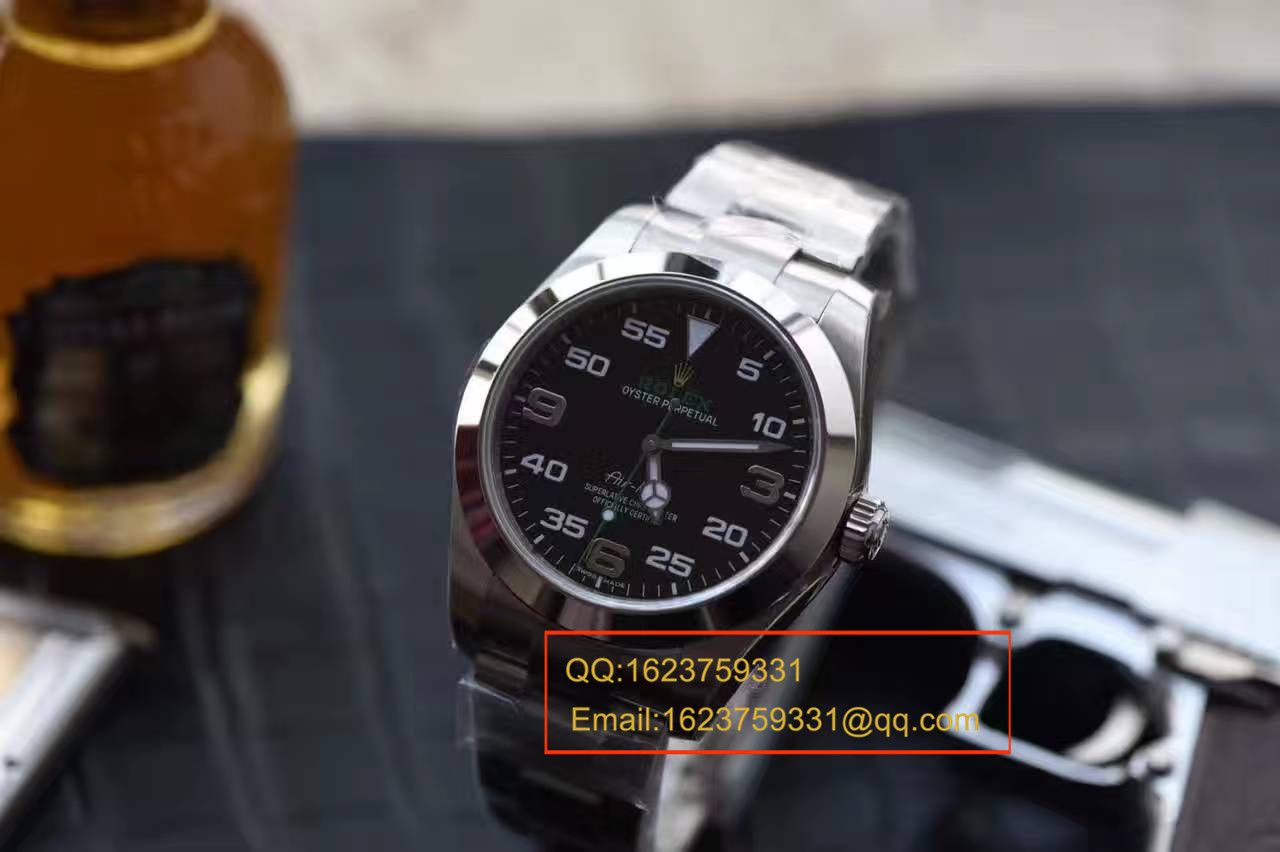 【N Factory 一比一精仿手表最强V7版】 top 复刻高仿空霸“卷土重来”  Rolex Air-King男士手表 / RBB110