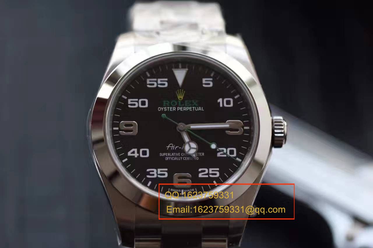 【N Factory 一比一精仿手表最强V7版】 top 复刻高仿空霸“卷土重来”  Rolex Air-King男士手表 / RBB110