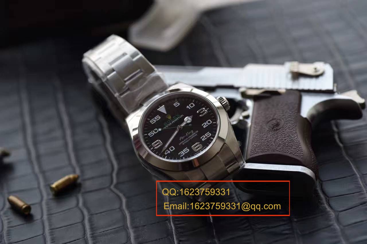 【N Factory 一比一精仿手表最强V7版】 top 复刻高仿空霸“卷土重来”  Rolex Air-King男士手表 / RBB110