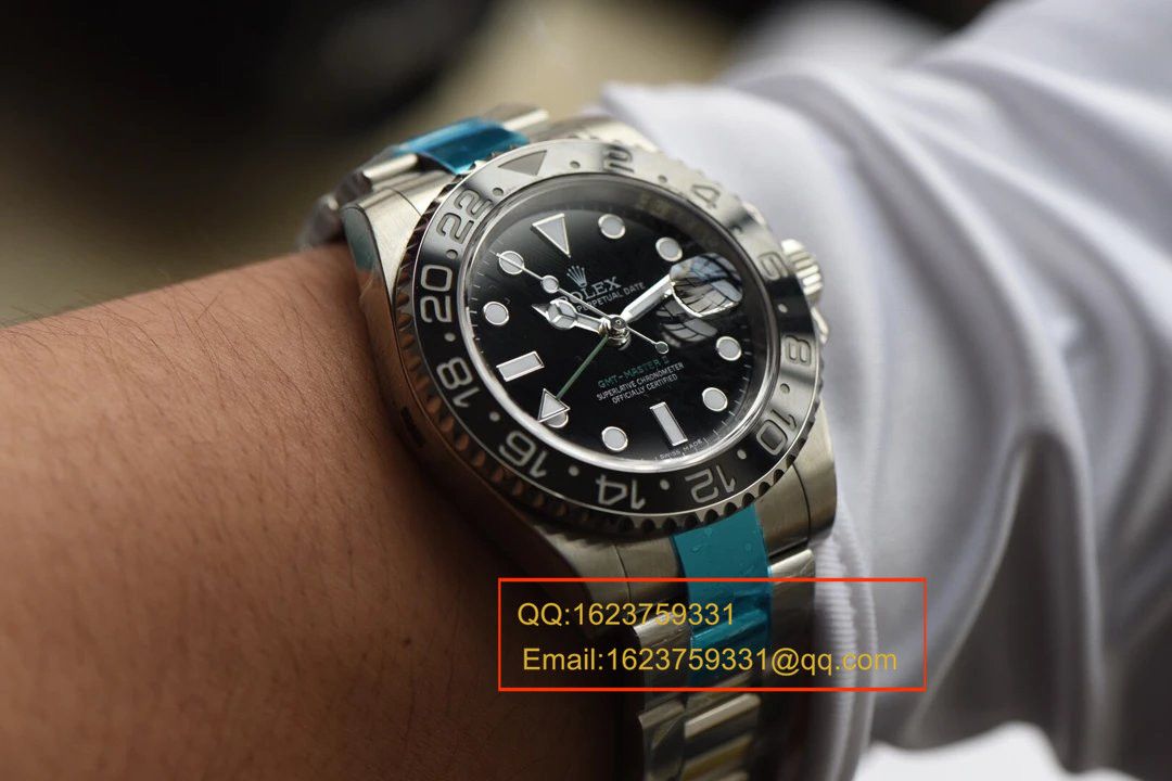 【独家视频测评N Factory 1:1超A高仿手表】 Rolex  GMT MASTER v7版本116710LN-78200男表 / RBF084A