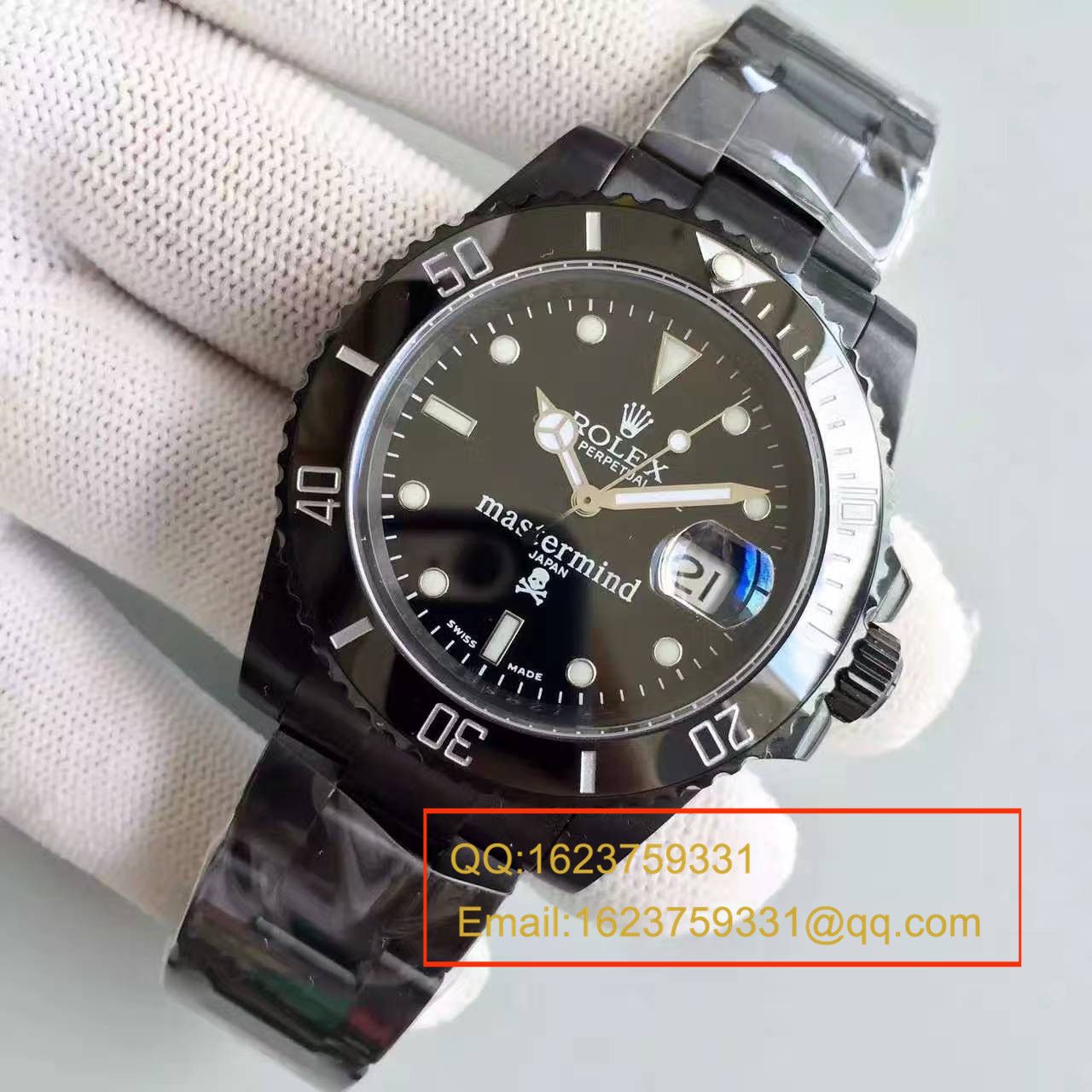 【独家视频测评SF一比一超A高仿手表】 Rolex 经典表款Sunmariner特别版（JAPAN mastermind） / R060