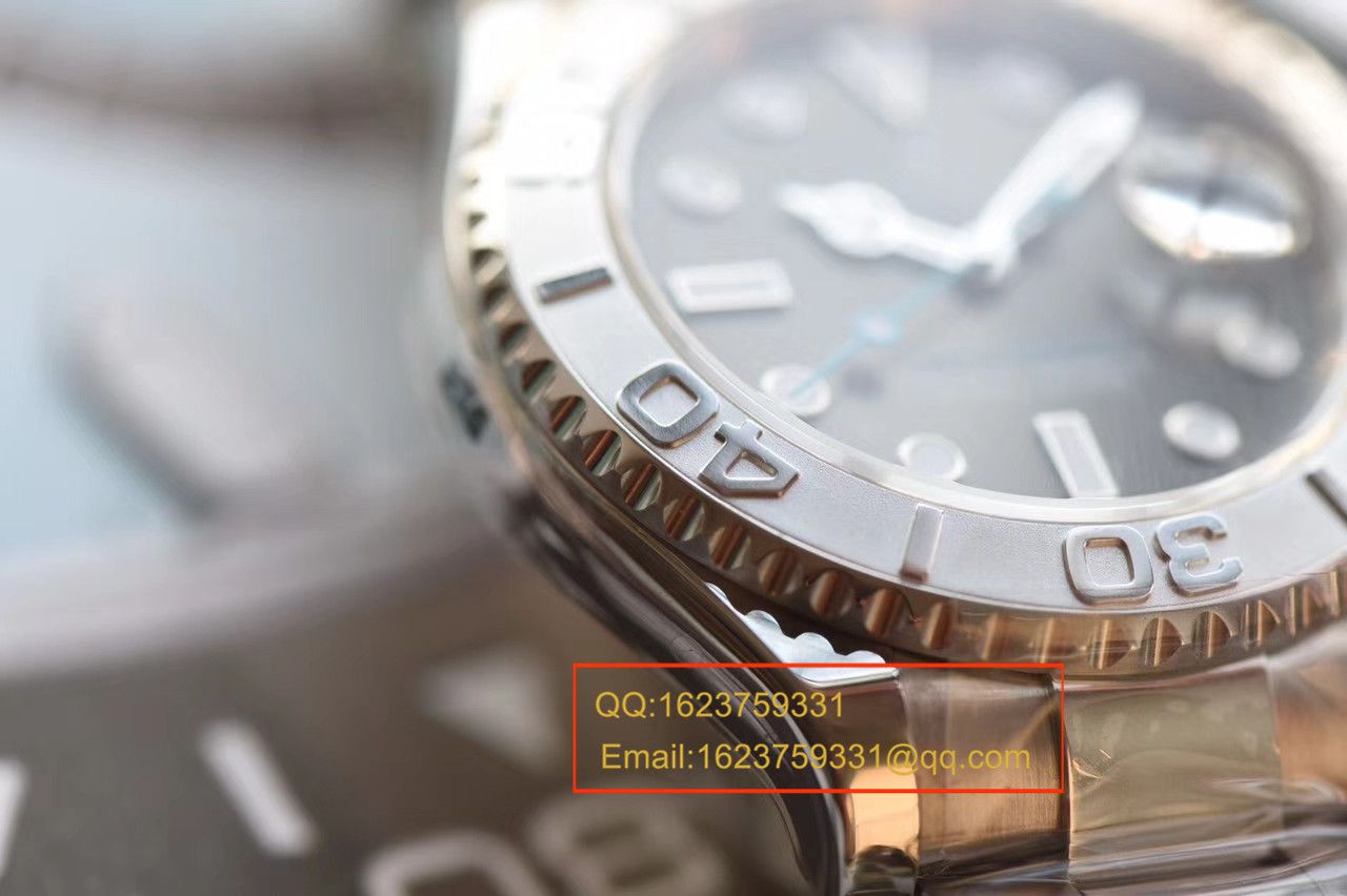 【NOOB Factory 一比一高仿手表】 Rolex  Yacht-Master 系列116622 灰面蓝针机械 wrist watch 《新品》 / RBA023