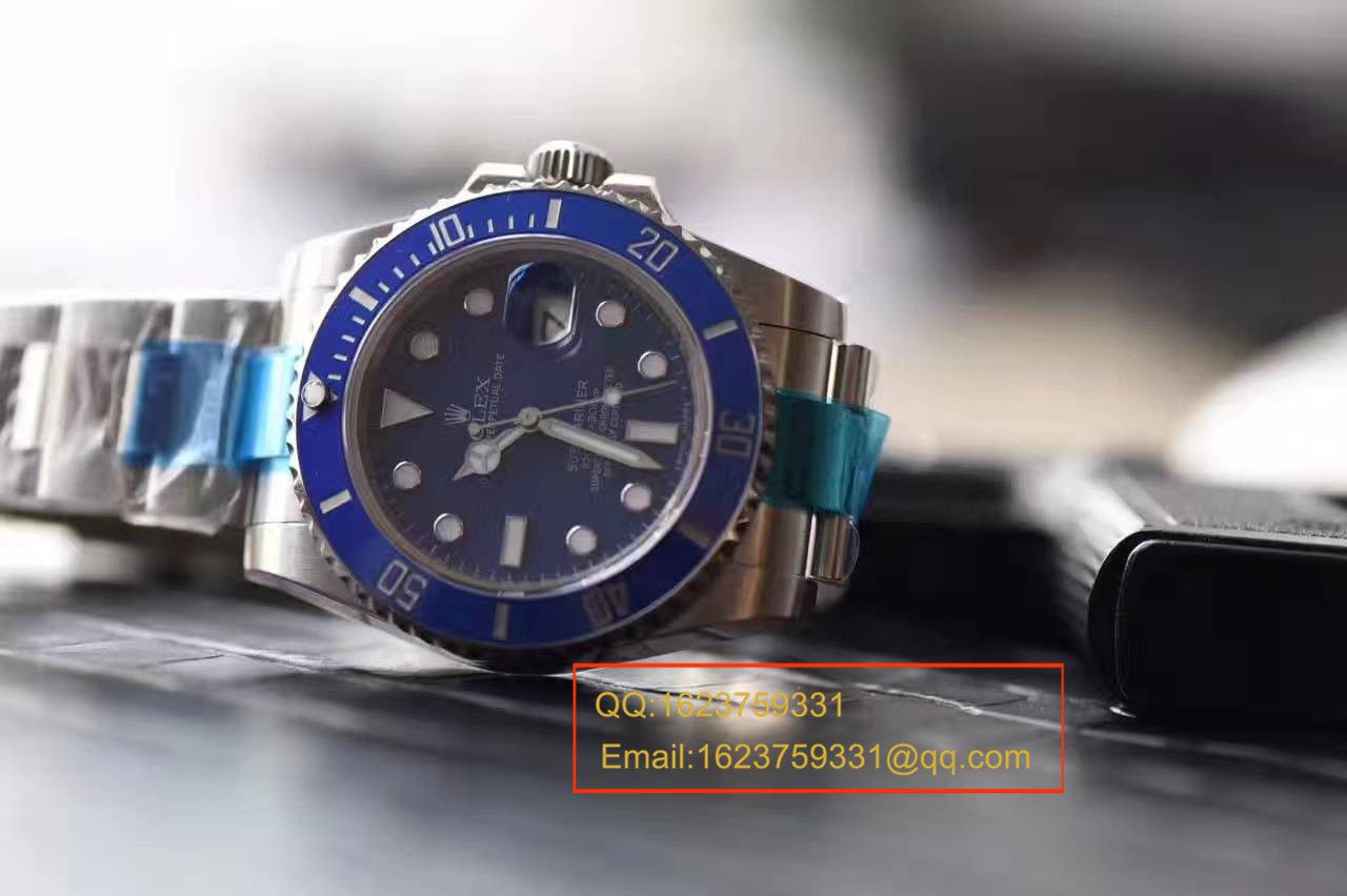 【NOOB Factory 1:1精仿手表V7版本】 Rolex  Submariner 型系列116619LB-97209 蓝水鬼 / RBC004