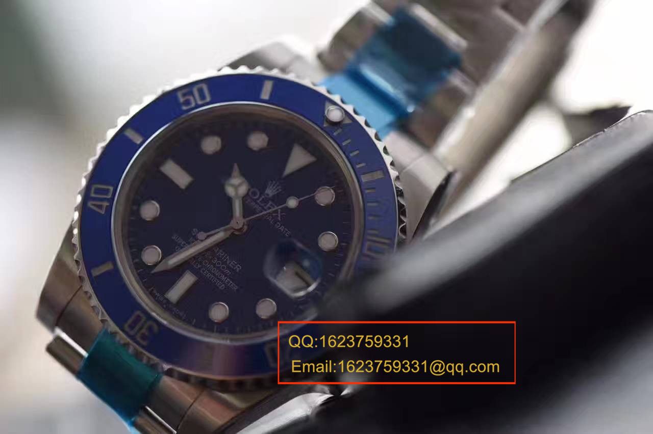 【NOOB Factory 1:1精仿手表V7版本】 Rolex  Submariner 型系列116619LB-97209 蓝水鬼 / RBC004