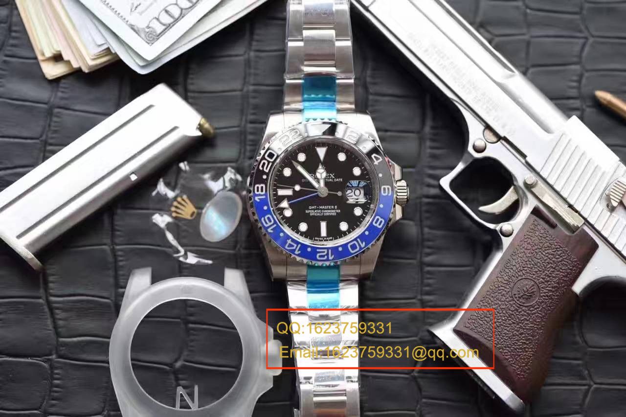 【N Factory 一比一复刻高仿手表】V7版 Rolex  GMT MASTER II系列116710BLNR-78200机械 wrist watch  / RBF056
