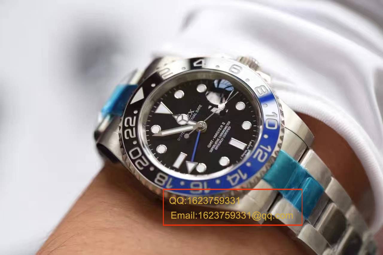 【N Factory 一比一复刻高仿手表】V7版 Rolex  GMT MASTER II系列116710BLNR-78200机械 wrist watch  / RBF056