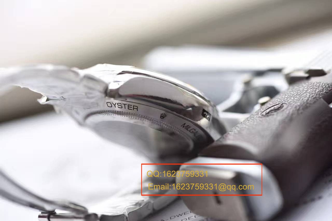 【N Factory 一比一超A高精仿手表】 Rolex 闪电闪电绿玻璃MILGAUSS 116400 最高版本 / RBA186