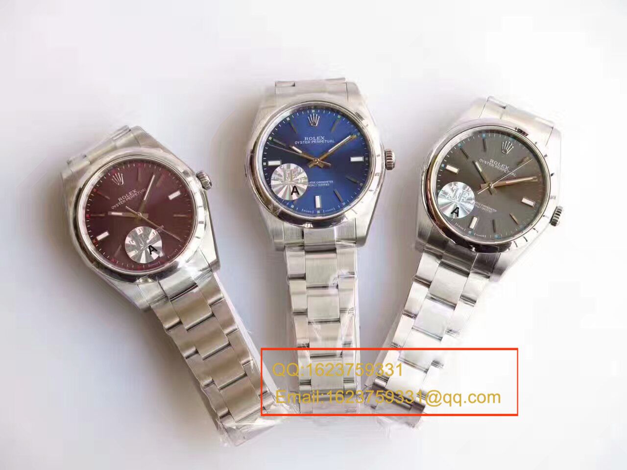 【JF Factory  top 1:1复刻高仿手表】 Rolex  oyster perpetual 动系列114300红葡萄色 wrist watch  / R151