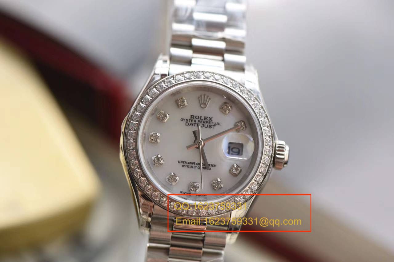 【SY最高品质1:1超A高仿手表】 Rolex 女装  Datejust 系列279136RBR女士机械 wrist watch  / RB0156