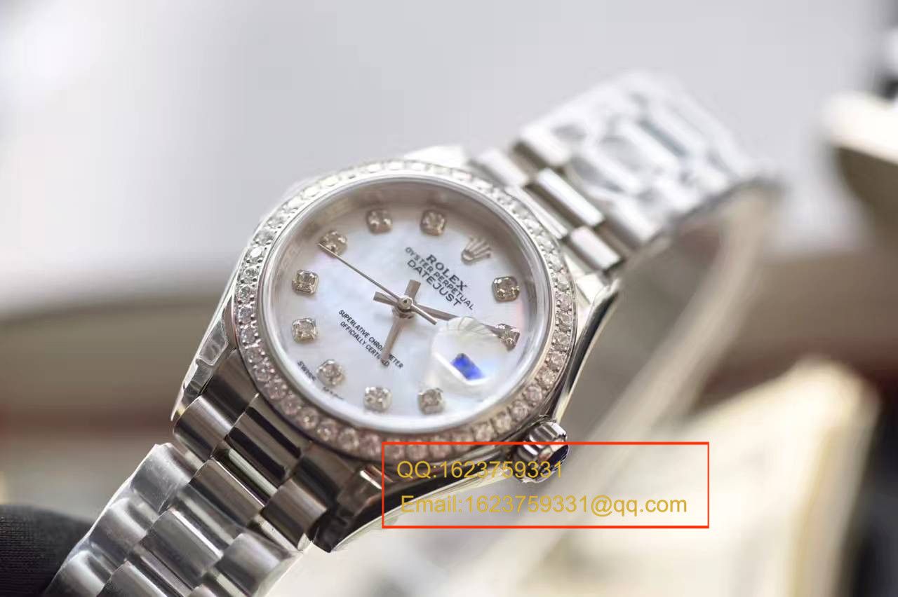 【SY最高品质1:1超A高仿手表】 Rolex 女装  Datejust 系列279136RBR女士机械 wrist watch  / RB0156