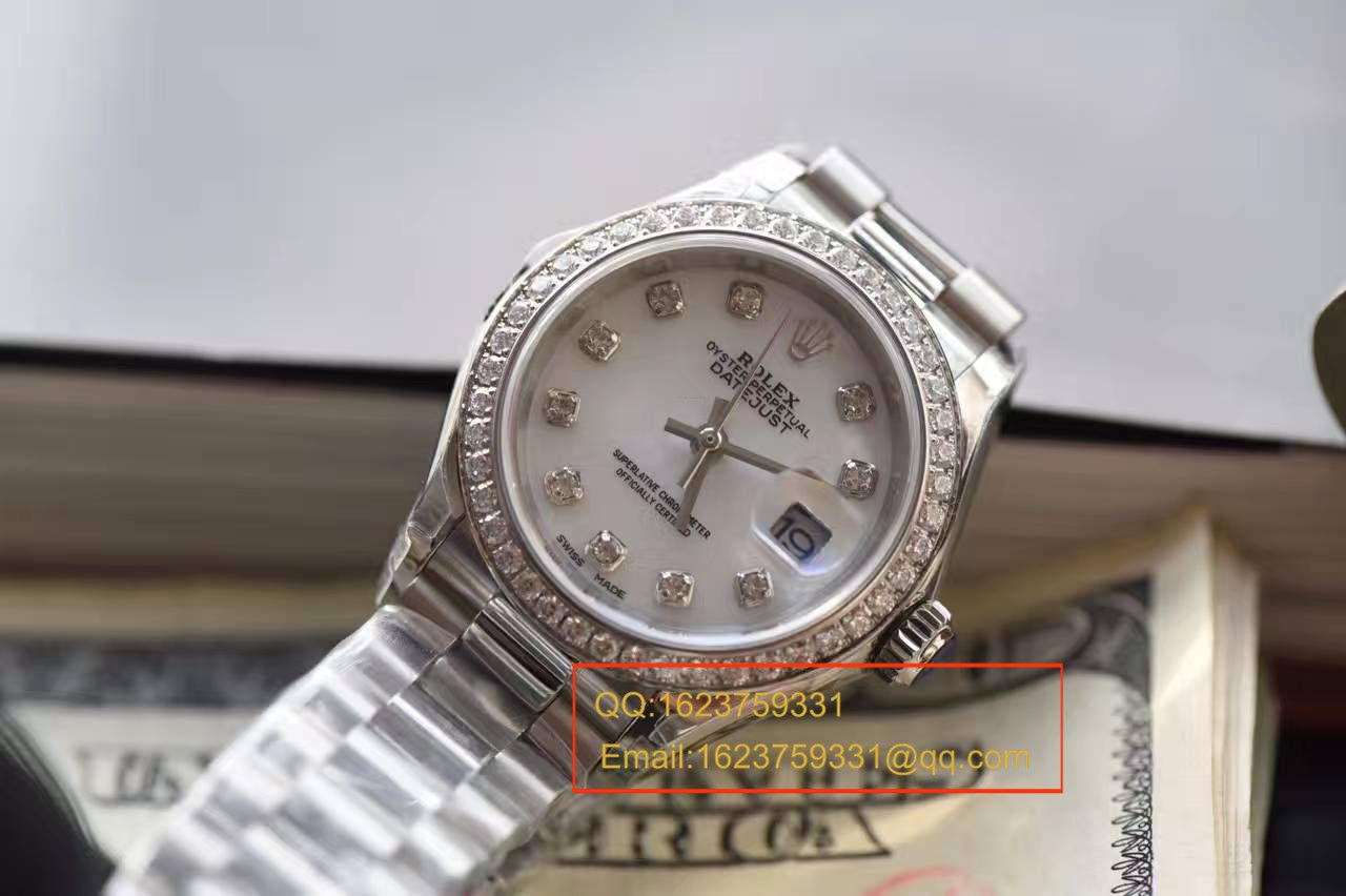 【SY最高品质1:1超A高仿手表】 Rolex 女装  Datejust 系列279136RBR女士机械 wrist watch  / RB0156
