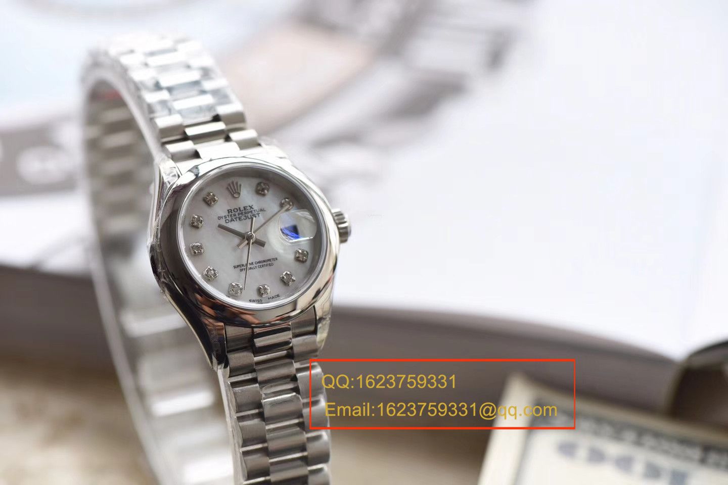 【SY1:1复刻高仿女表】 Rolex 女装  Datejust  279163女士机械 wrist watch 《两色表盘可选》 / R154