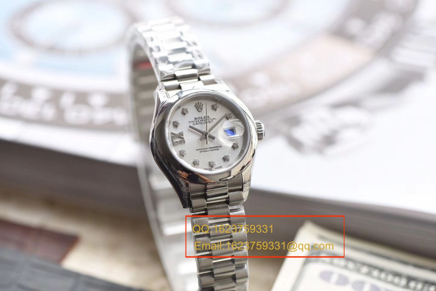 【SY1:1复刻高仿女表】 Rolex 女装  Datejust  279163女士机械 wrist watch 《两色表盘可选》 / R154