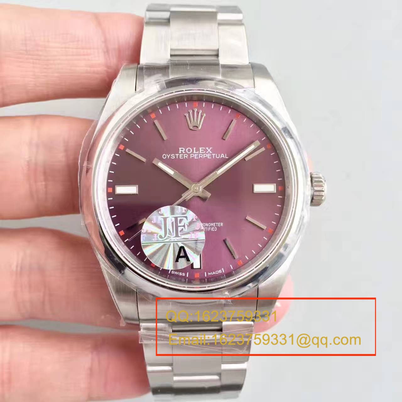 【JF Factory 1:1 top 复刻高仿手表】 Rolex  oyster perpetual 动系列114300蓝盘 wrist watch  / R150