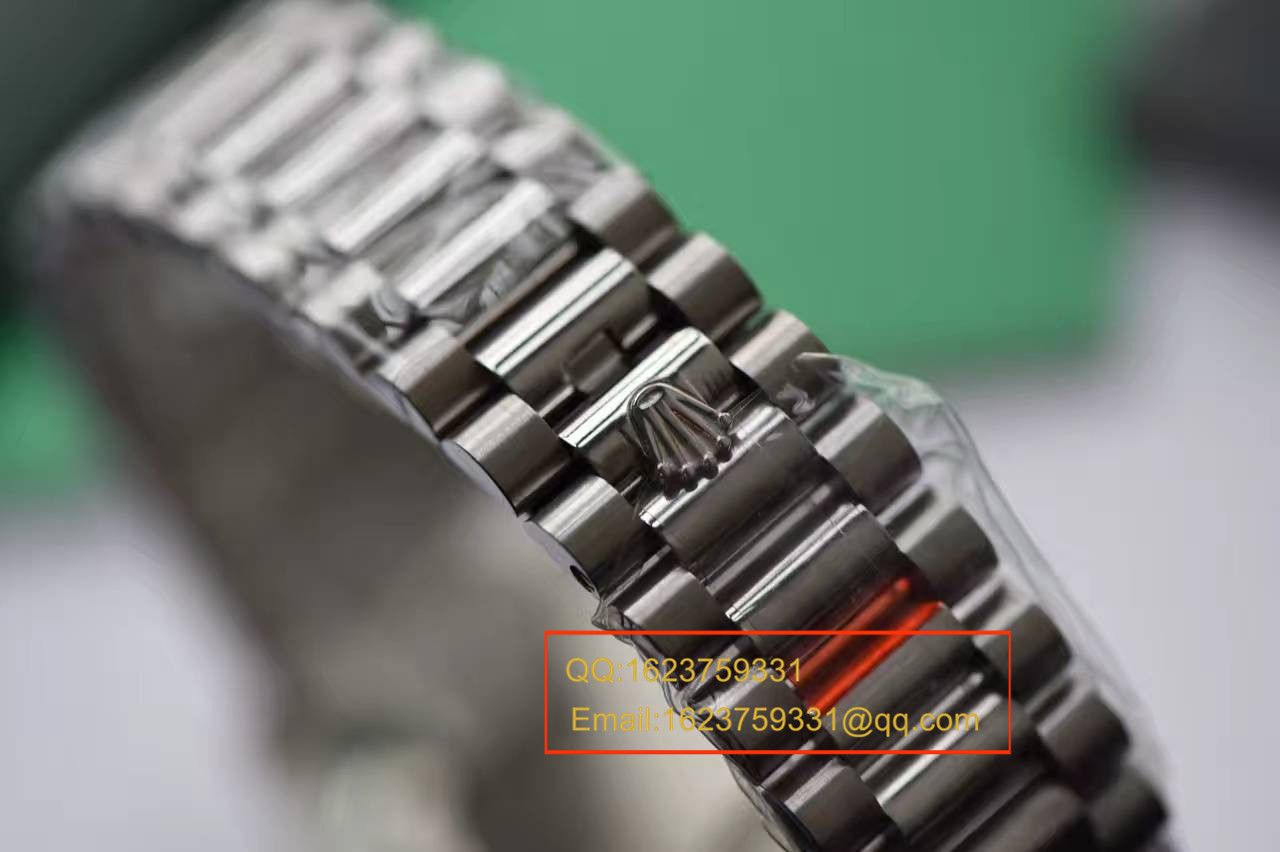 【独家视频测评EW Factory 1:1 top 高仿手表】 Rolex  Day-Date 型系列228239绿盘 wrist watch  / R111