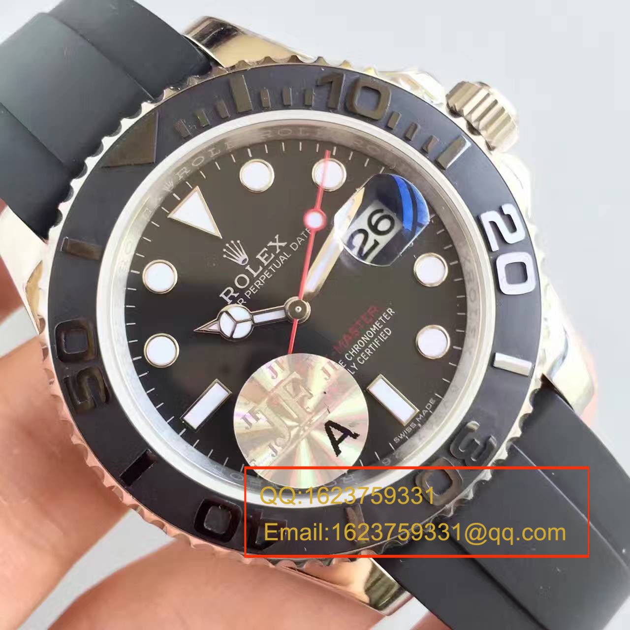 【JF Factory 一比一复刻高仿手表】 Rolex  Yacht-Master 系列116655精钢男士机械 wrist watch  / R136