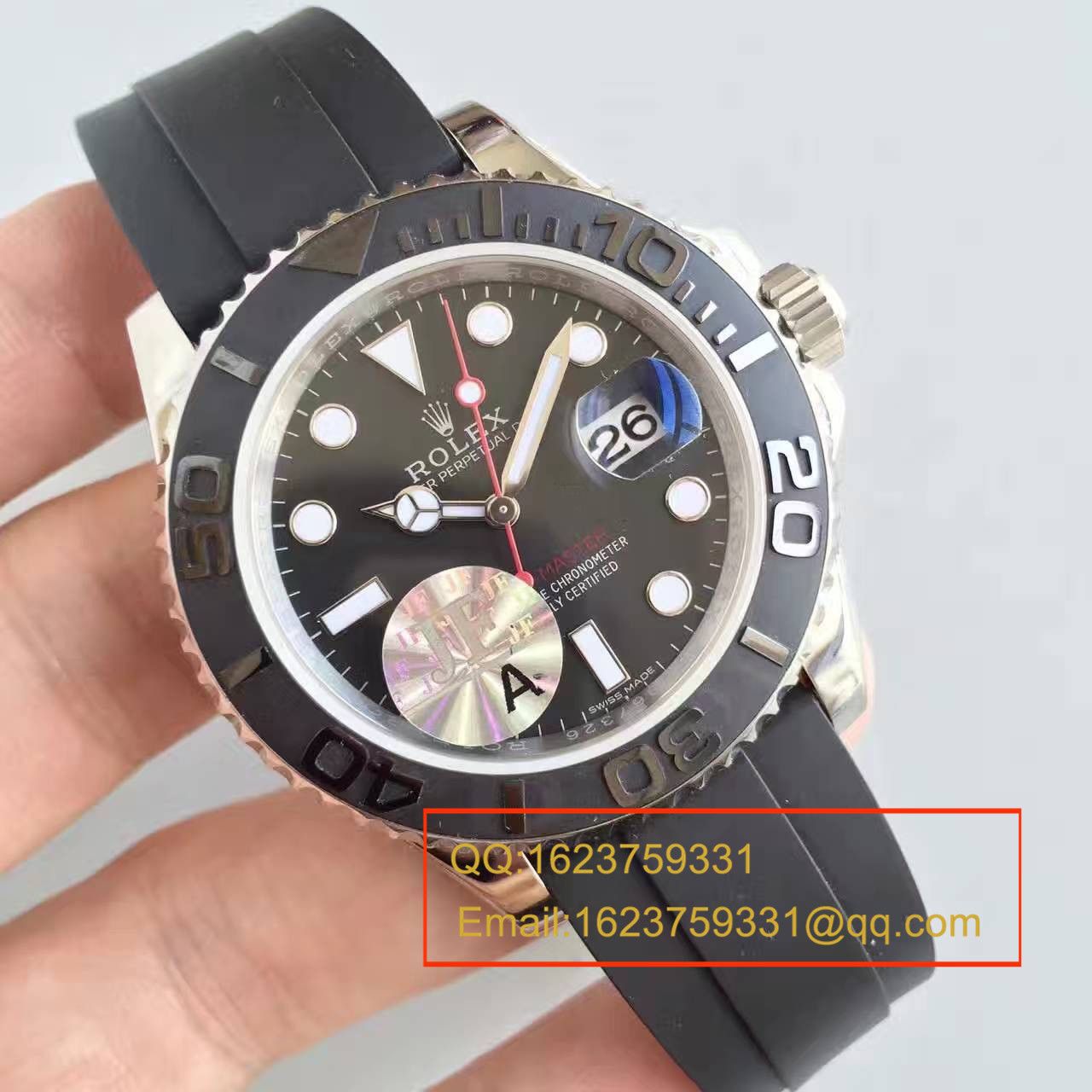 【JF Factory 一比一复刻高仿手表】 Rolex  Yacht-Master 系列116655精钢男士机械 wrist watch  / R136