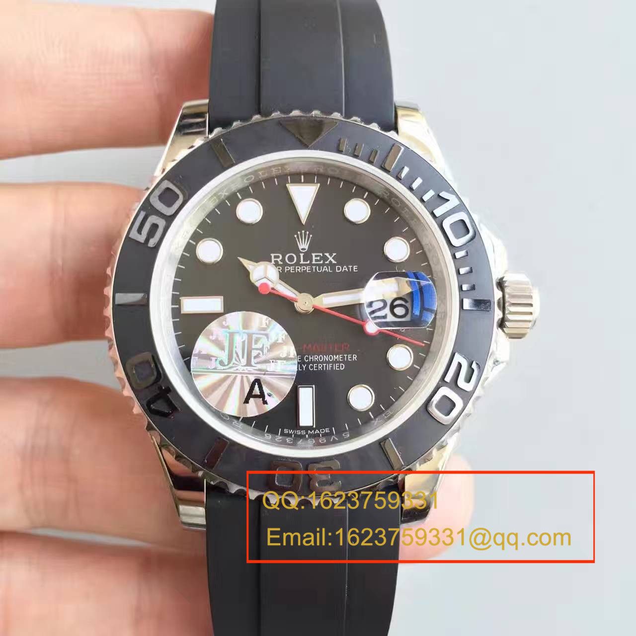 【JF Factory 一比一复刻高仿手表】 Rolex  Yacht-Master 系列116655精钢男士机械 wrist watch  / R136