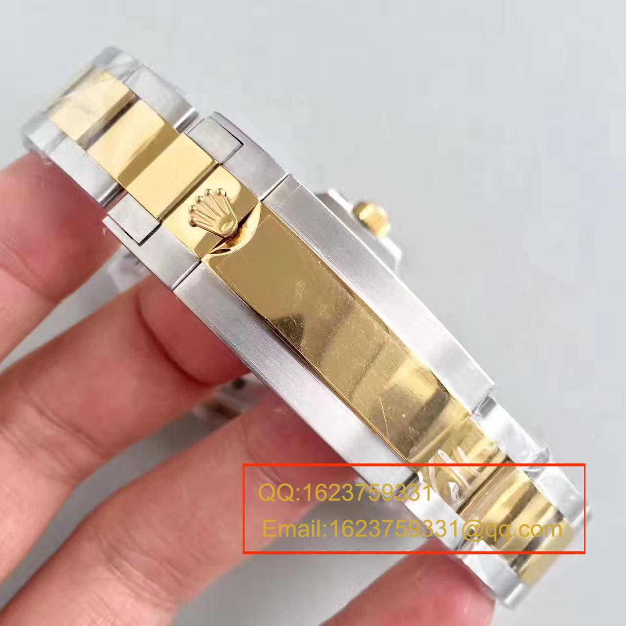 【JF Factory 一比一超A高仿手表】 Rolex  Submariner 型系列116613-LN-97203间金水鬼 wrist watch  / RBG029