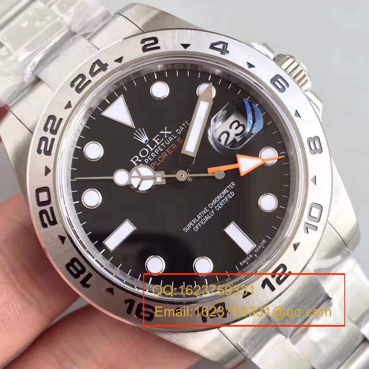 【N Factory V7版1:1超A高精仿手表】ROLEX Rolex EXP2探险家型系列探险者二代216570-77210 黑盘 wrist watch  / RBG050
