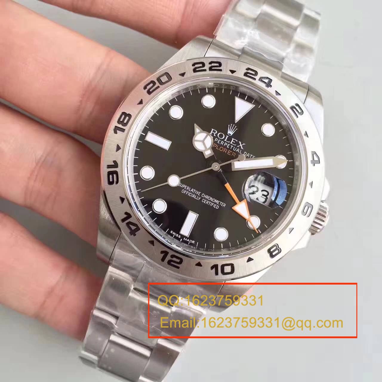 【N Factory V7版1:1超A高精仿手表】ROLEX Rolex EXP2探险家型系列探险者二代216570-77210 黑盘 wrist watch  / RBG050