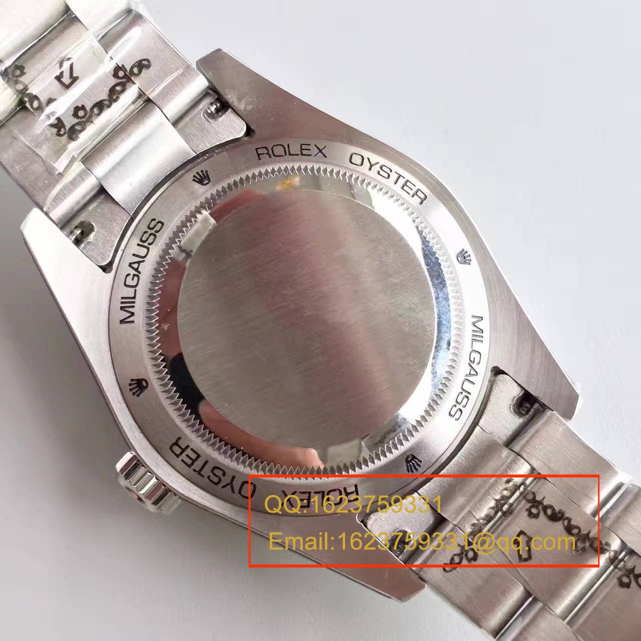 【JF Factory 1:1高仿手表】 Rolex MILGAUSS系列116400-GV-72400黑盘 wrist watch 《黑色闪电》 / R002