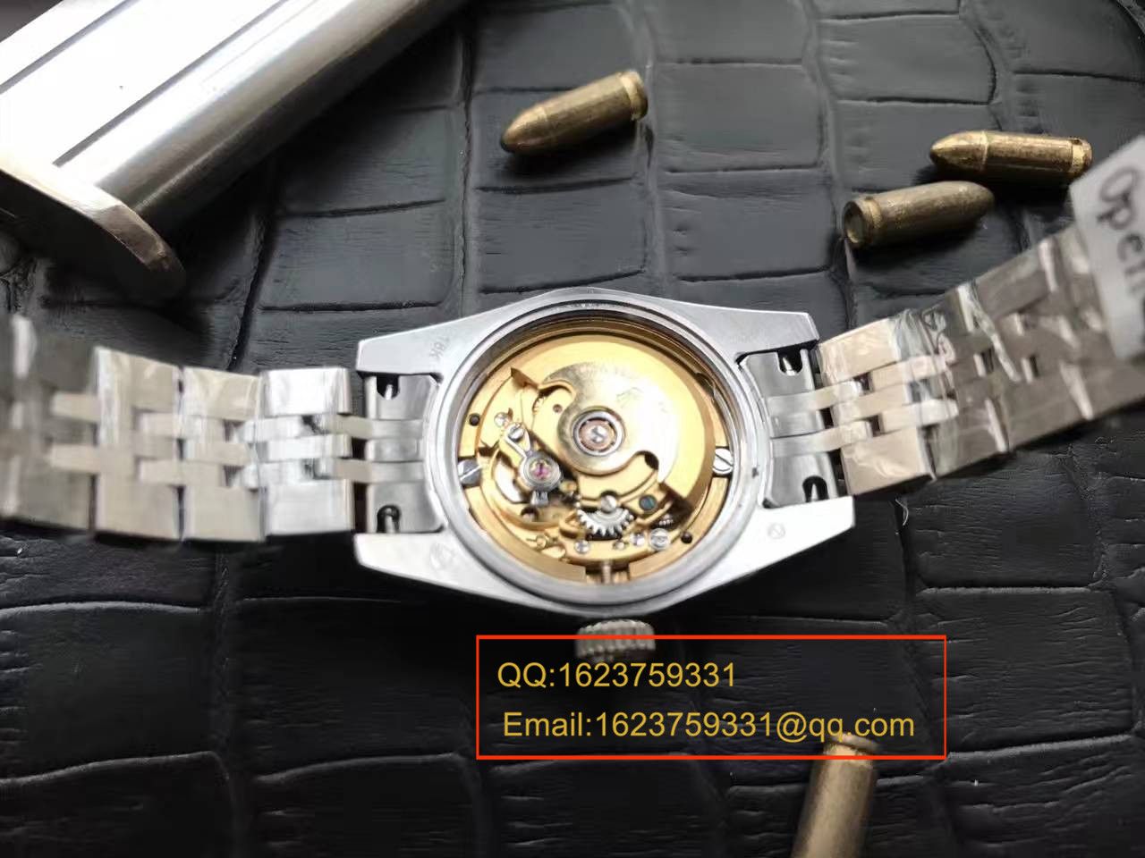 【台湾 Factory 一比一超A高仿手表】 Rolex 女装  Datejust 系列179174黑盘镶钻女士 wrist watch  / RB0170