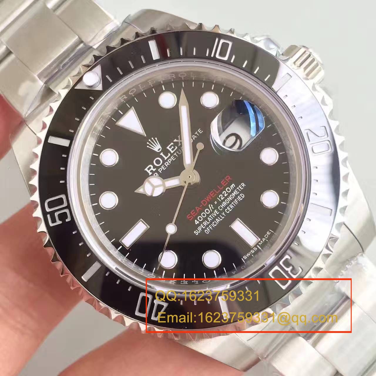 【N Factory 一比一复刻手表】 Rolex V7特别版 美国殿堂级街头品牌SUPREME，与Rolex推出的订制版 / R026