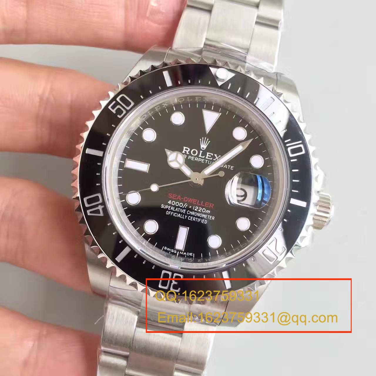 【N Factory 一比一复刻手表】 Rolex V7特别版 美国殿堂级街头品牌SUPREME，与Rolex推出的订制版 / R026