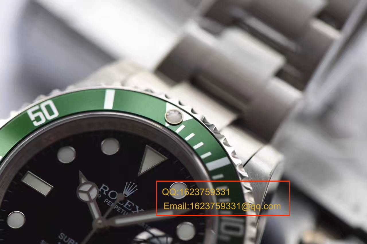 【JF Factory 一比一高仿手表】 Rolex  Submariner 型系列16610LV-93250 wrist watch 第四代老款复古 Submariner  / RBE173