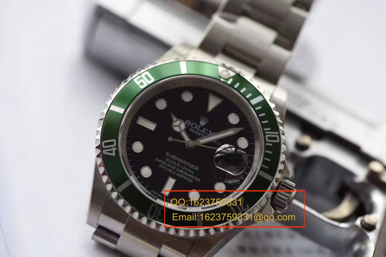 【JF Factory 一比一高仿手表】 Rolex  Submariner 型系列16610LV-93250 wrist watch 第四代老款复古 Submariner  / RBE173