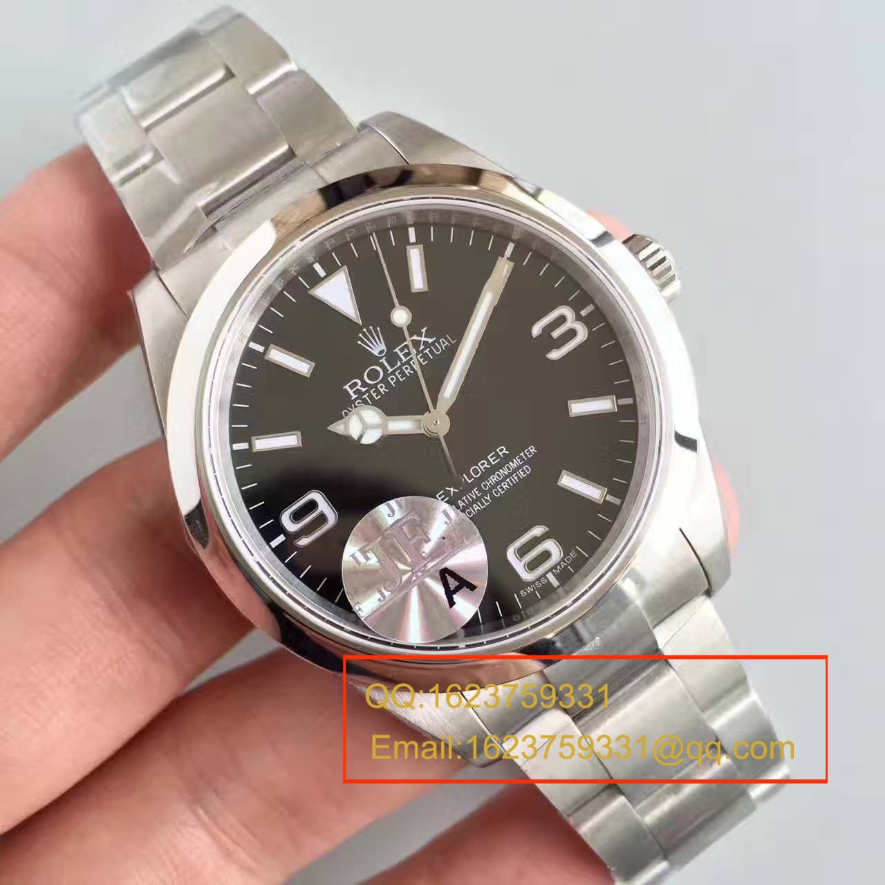 【JF Factory 1:1复刻高仿手表】 Rolex  探险者一代EXP1 （V10S） top 版 214270-77200 黑盘 wrist watch  / R137