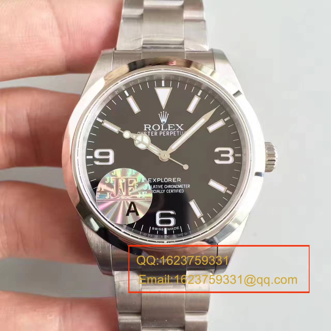 【JF Factory 1:1复刻高仿手表】 Rolex  探险者一代EXP1 （V10S） top 版 214270-77200 黑盘 wrist watch  / R137