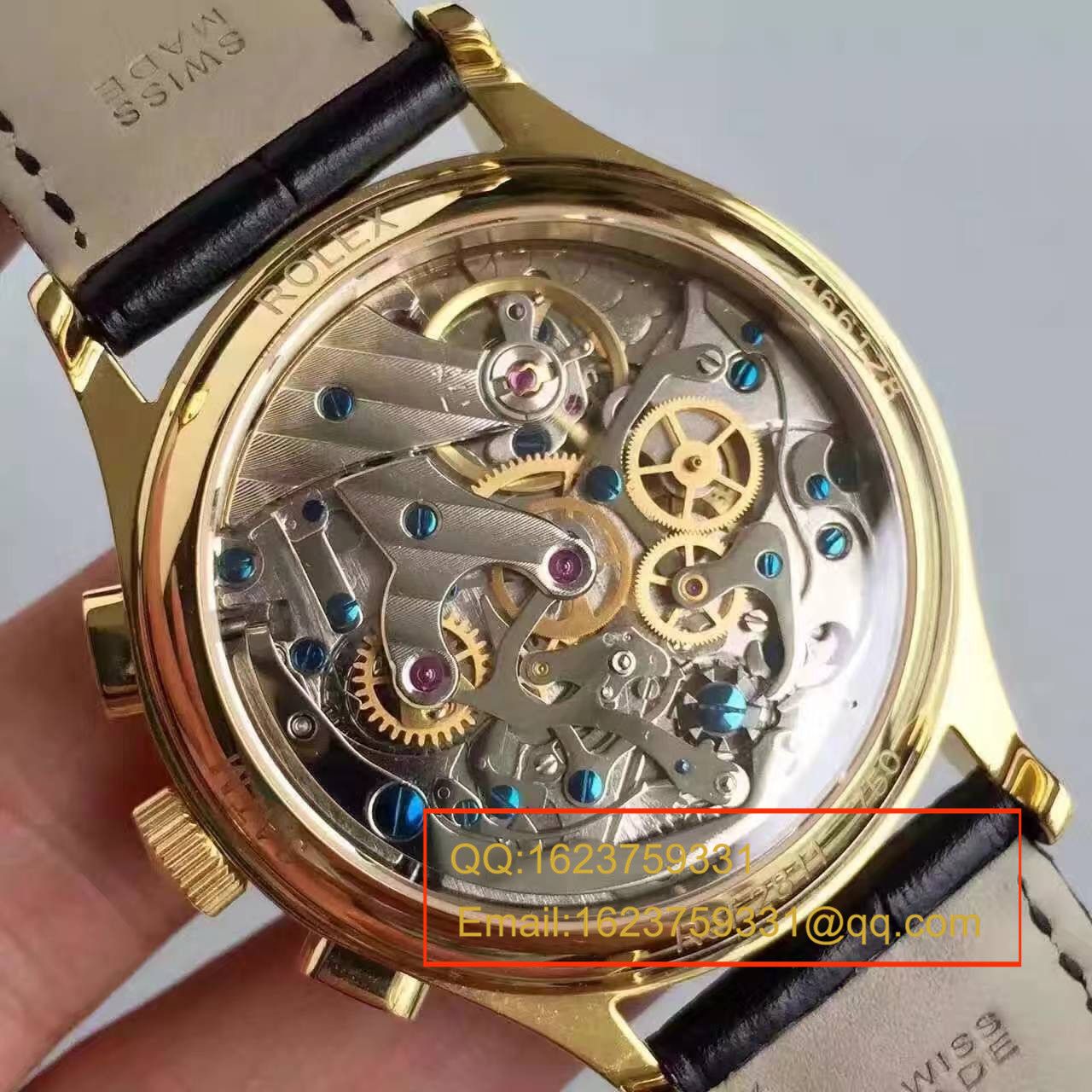 【台湾 Factory 1:1复刻手表】 Rolex 复古款多功能手动计时 wrist watch  / R134