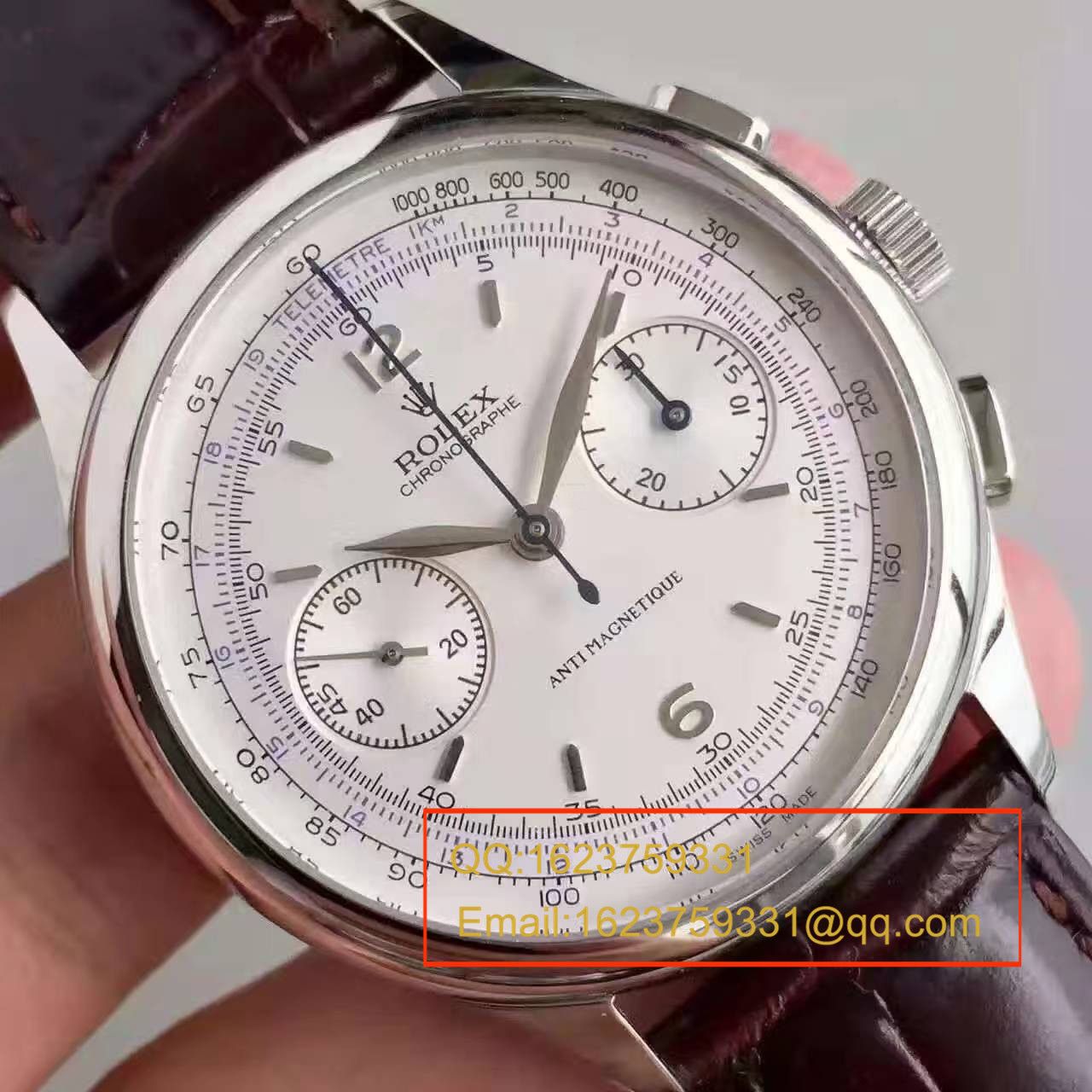 【台湾 Factory 1:1复刻手表】 Rolex 复古款多功能手动计时 wrist watch  / R134